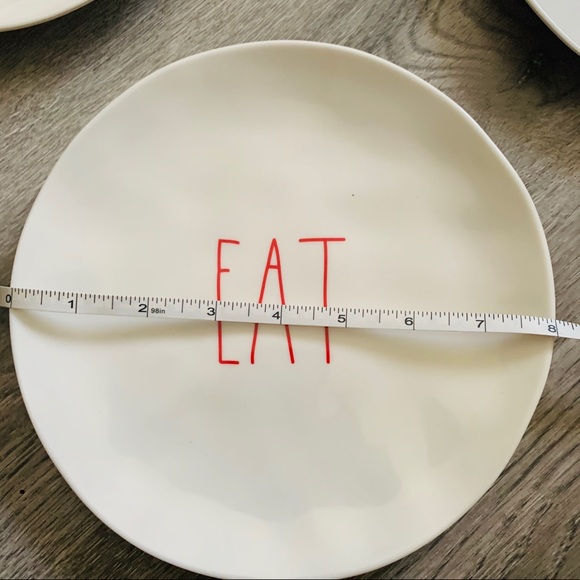 Rae Dunn EAT plates Melamine plates - Picture 2 of 3